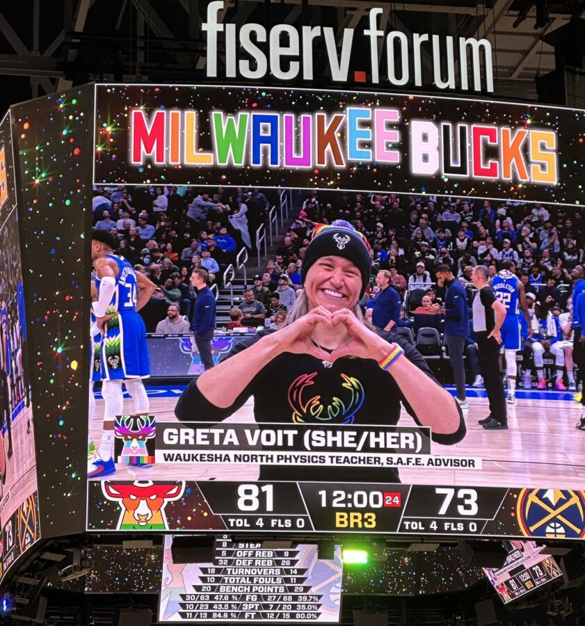 Milwaukee Bucks Pride Night halftime event