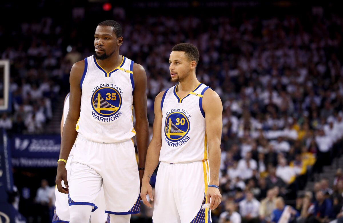 Kevin Durant and Stephen Curry