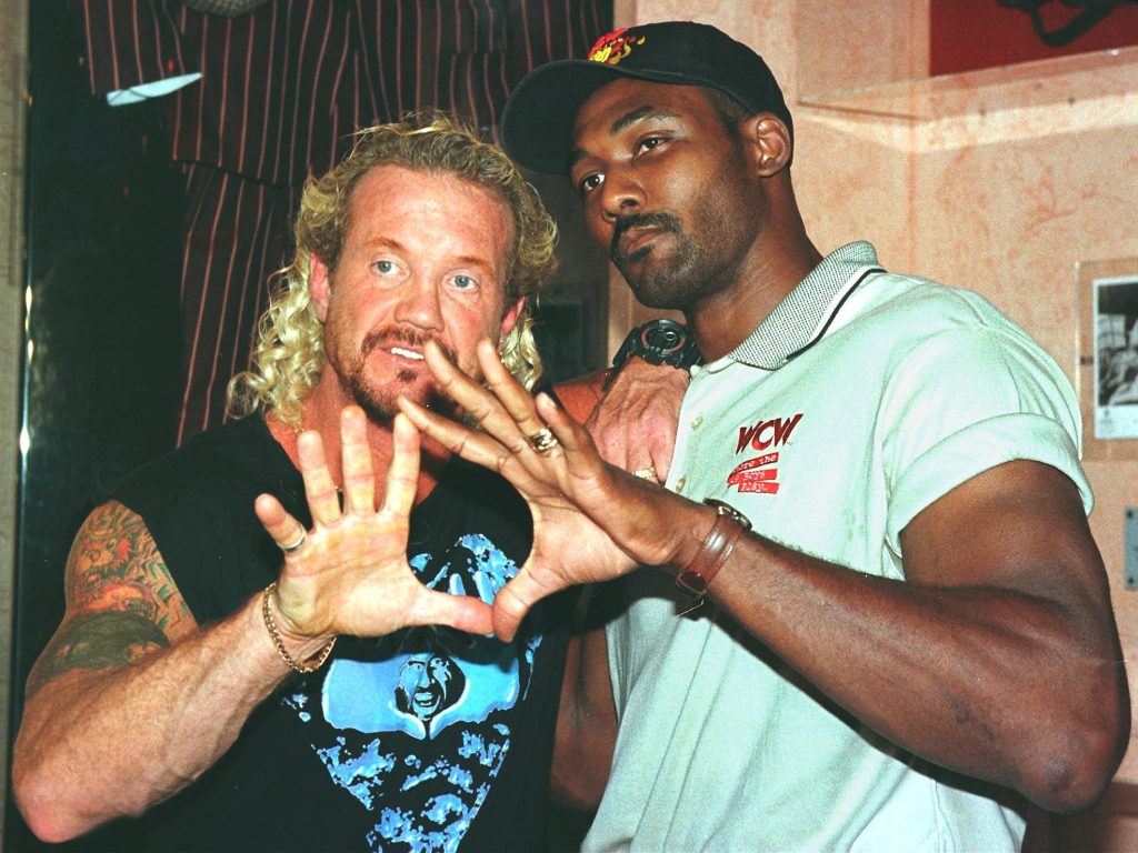 Diamond Dallas Page (L) is a WCW legend