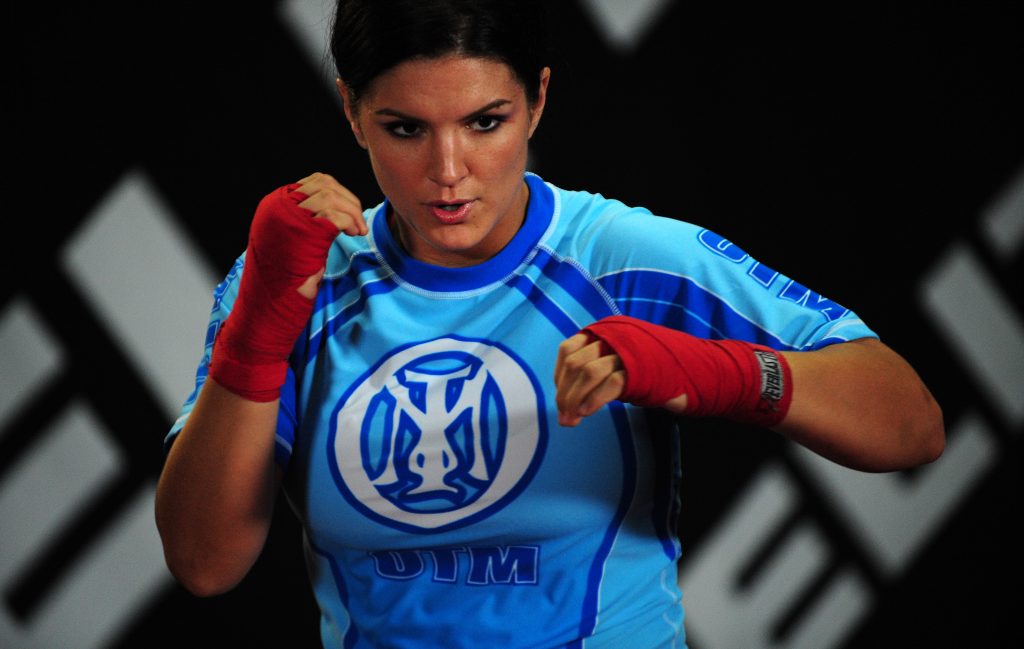 Gina Carano is possibly the biggest MMA female fighter turned actress