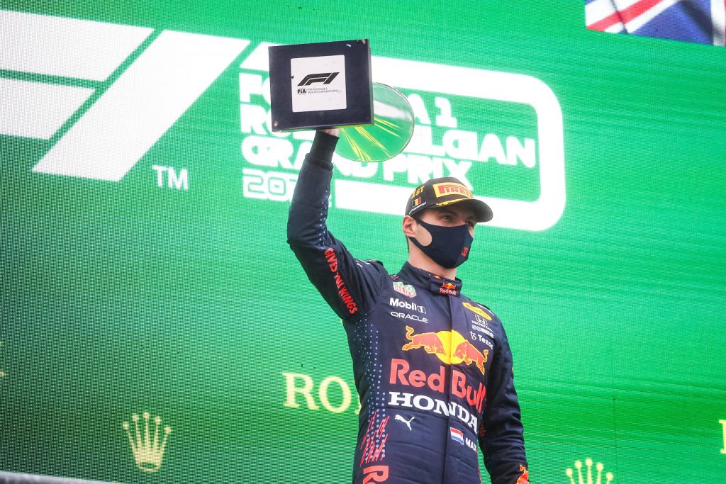 What is the prize money for the 2021 F1 Championship winner Max Verstappen
