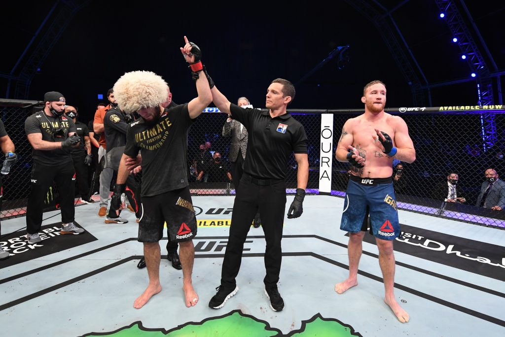 (Watch) Khabib Nurmagomedov and Clarence Seedorf participate in football charity match as UFC great brings up Zlatan Ibrahimovic