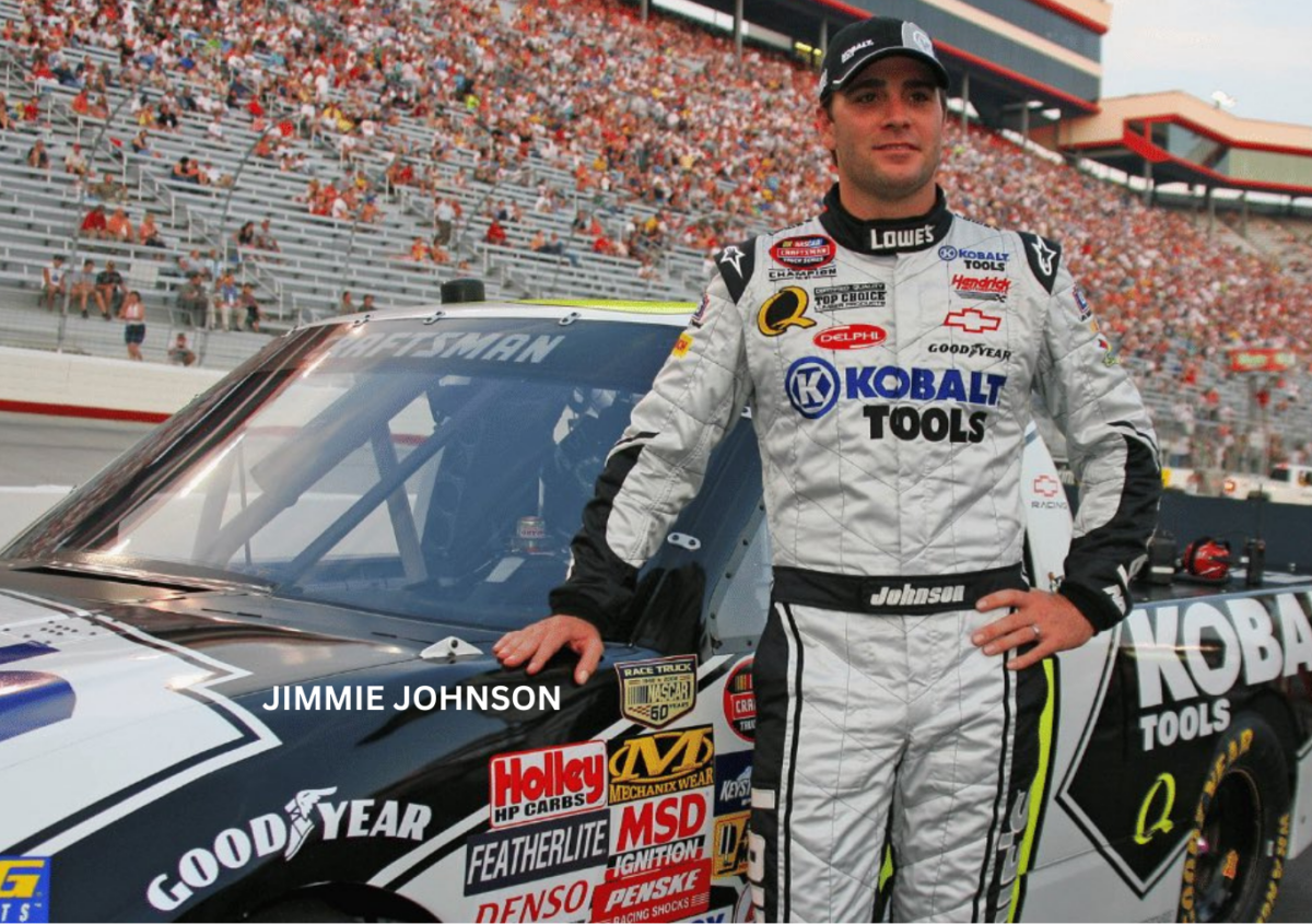 Jimmie Johnson in the frame