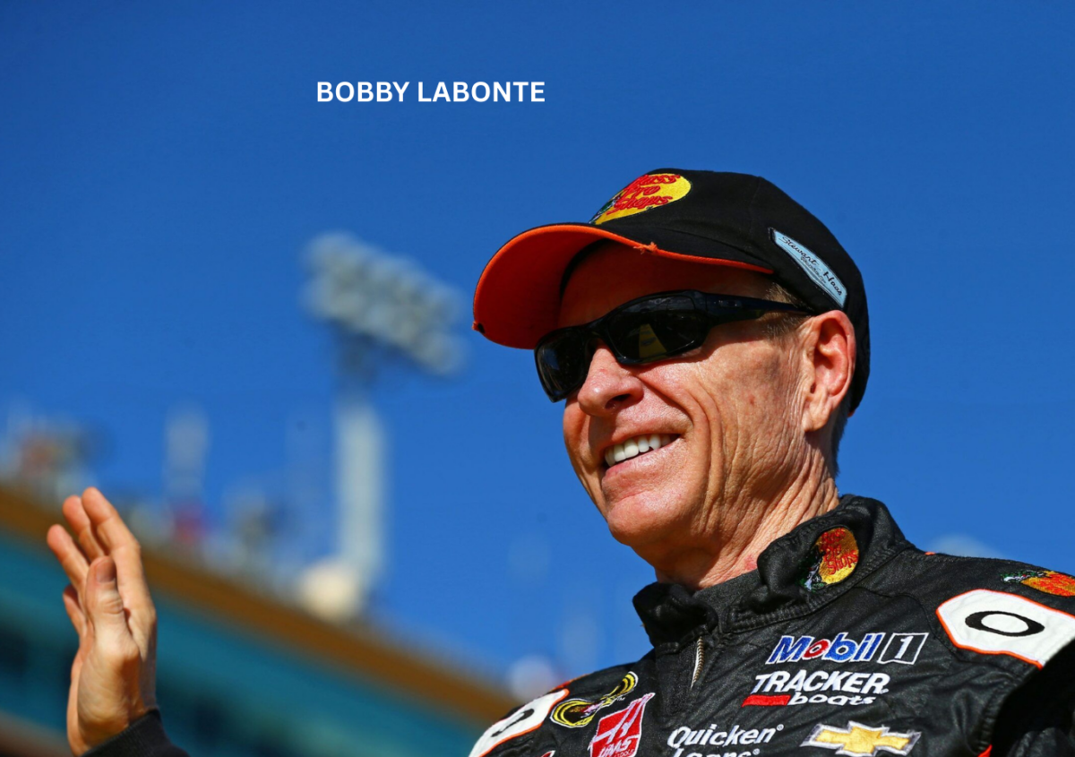 Nascar driver Bobby Labonte in the frame