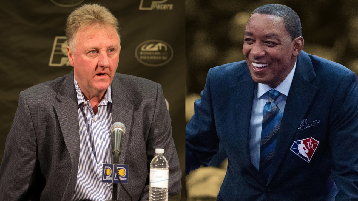 Isiah Thomas and Larry Bird