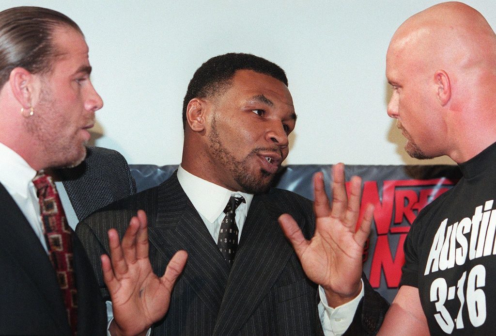 (Watch) One of the greatest Raw moments took place 22 years ago between Stone Cold Steve Austin and Mike Tyson 6 Mike Tyson Stone Cold Steve Austin Shawn Michaels