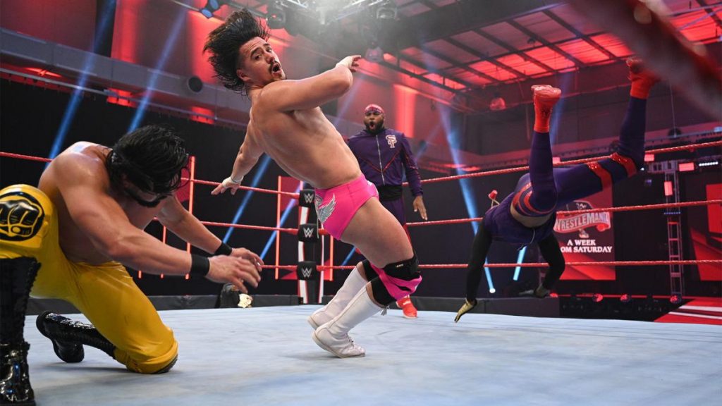 Angel Garza and Andrade will face the Street Profits at WrestleMania 36