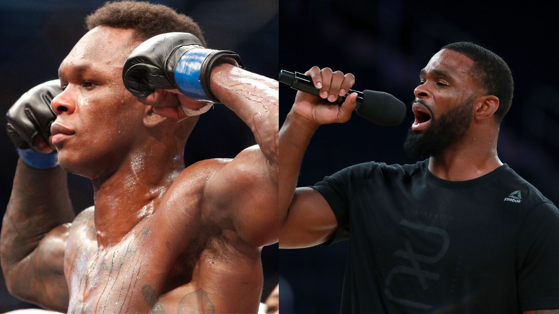 Israel Adesanya has been called out by Tyron Woodley