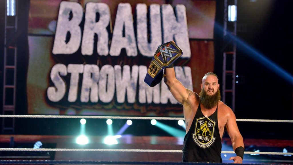 Braun Strowman won WWE Universal Championship this year. (WWE)