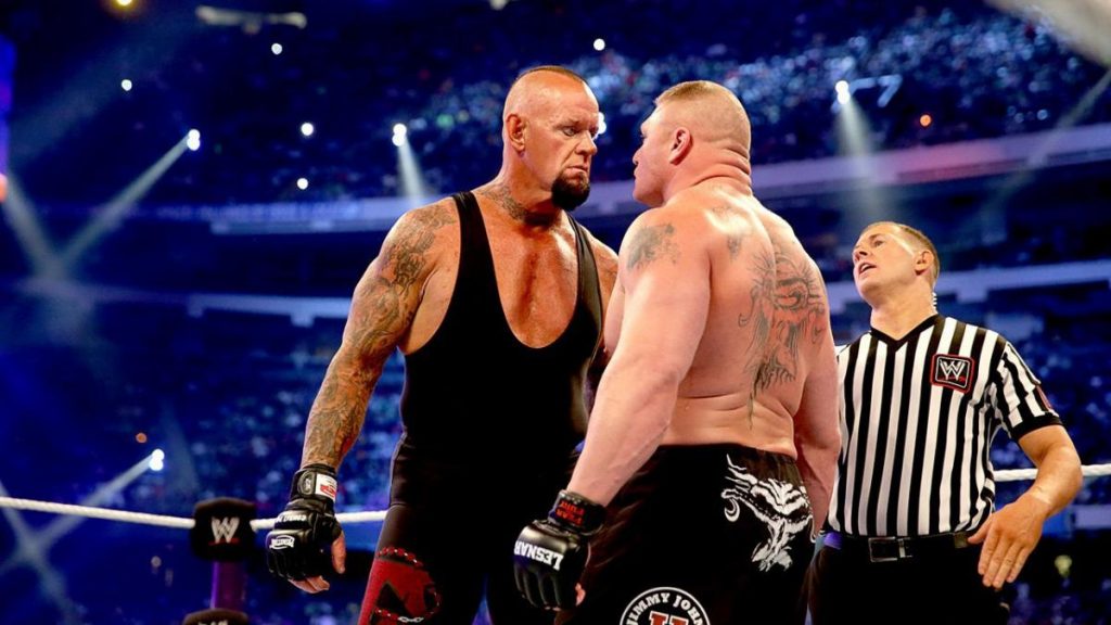 The undertaker against Brock Lesnar at WrestleMania 30