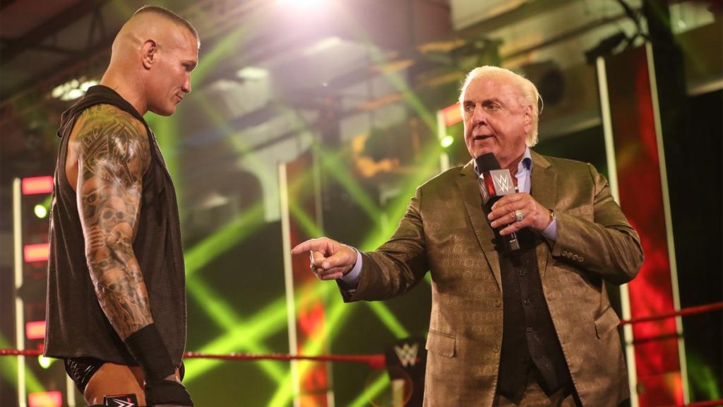 Ric Flair (R) is a WWE Hall of Famer. (WWE)