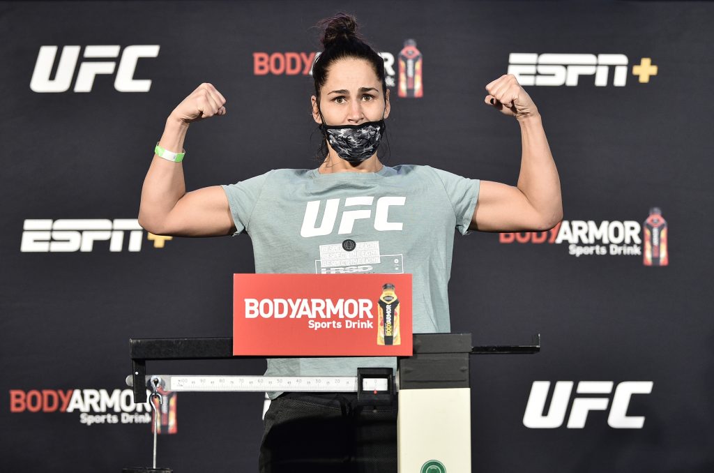 Jessica Eye missed her weight ahead of UFC Las Vegas 2