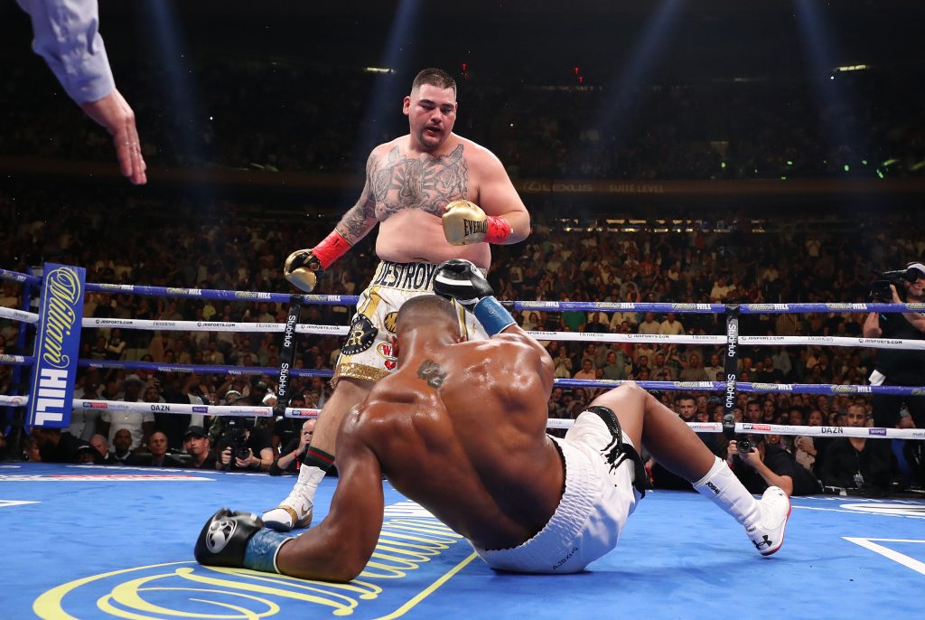 Joshua faced his first defeat against Andy Ruiz Jr. in New York in June 2019 (Getty Images)