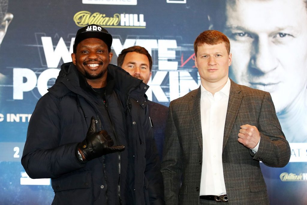 Dillian Whyte vs Alexander Povetkin takes place in August Boxing Fights 2020