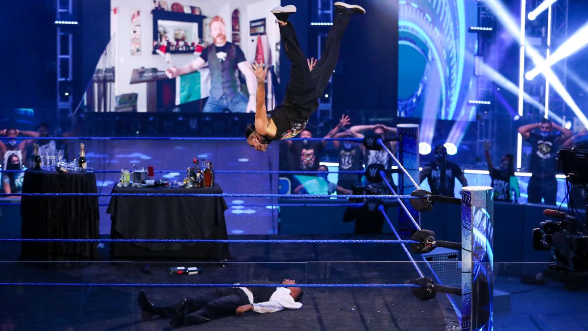 Jeff Hardy ended the segment on this week's SmackDown