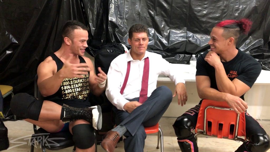 Cody Rhodes and Ricky Starks before their AEW days