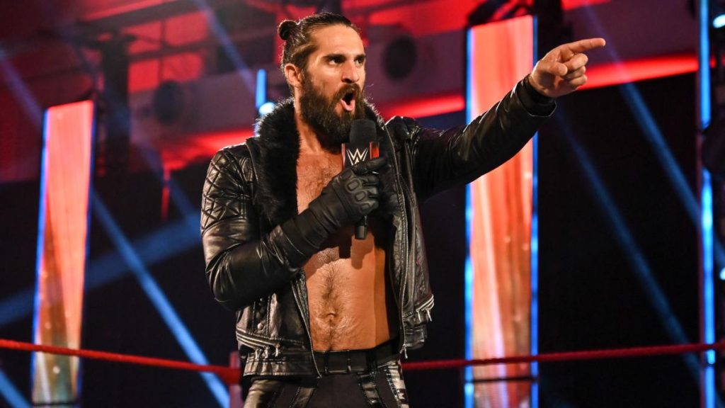 Seth Rollins injured Aleister Black on WWE Raw