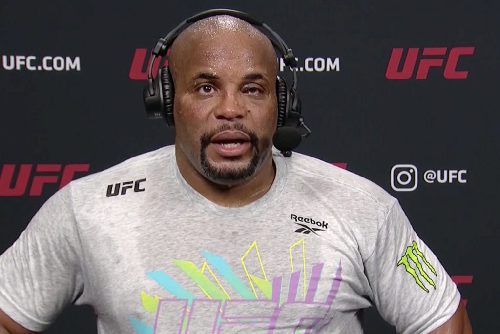 Daniel Cormier suffered an eye injury against Stipe Miocic