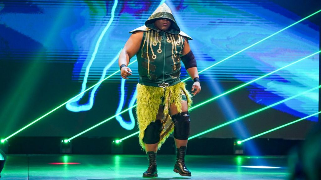 Keith Lee was given a new entrance and attire in WWE