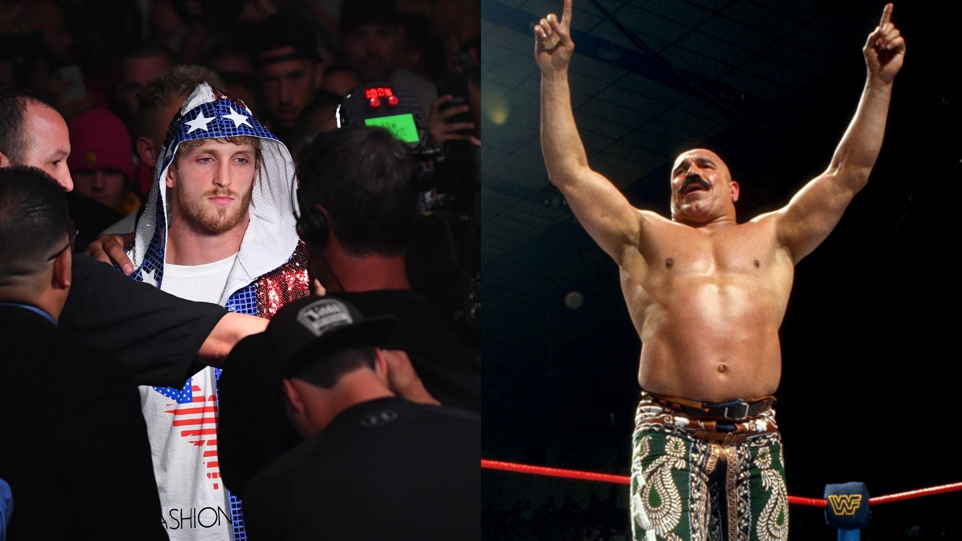 The Iron Sheik called out Logan Paul after his $10,000 wrestling match challenge