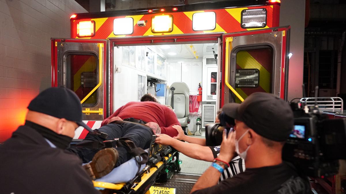 Bray Wyatt was sent in an ambulance and has taken part in such WWE matches previously