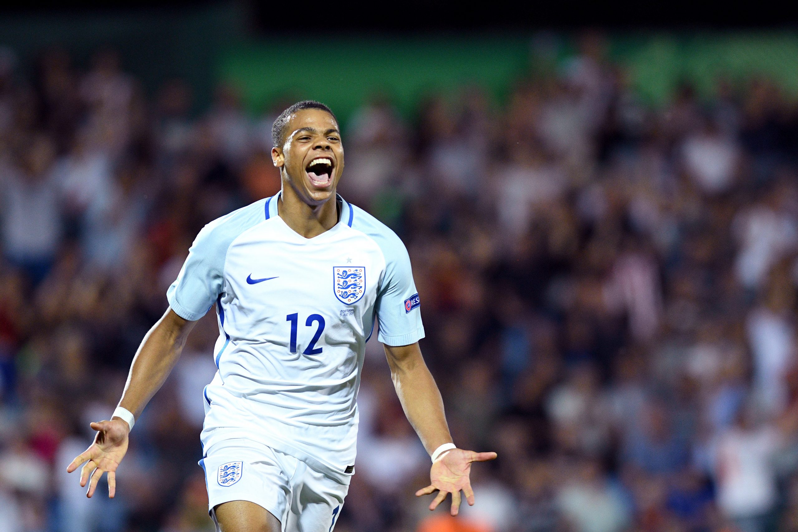 Lukas Nmecha played a key role in England's U19 European Championship win in 2017 (Getty Images)