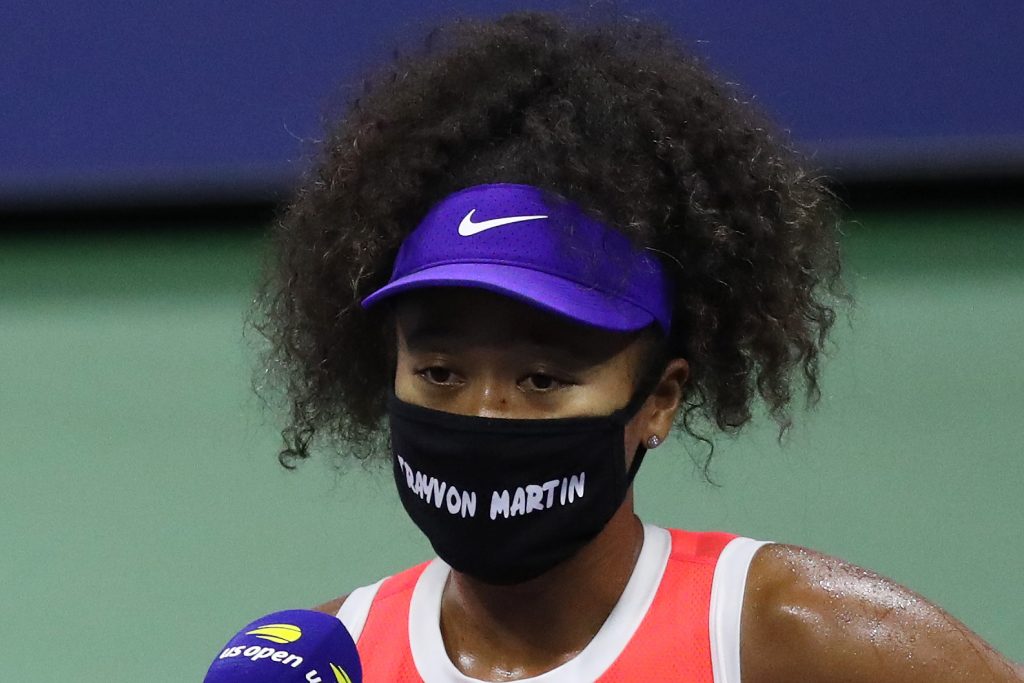 Naomi Osaka has been wearing such face masks during the US Open 2020