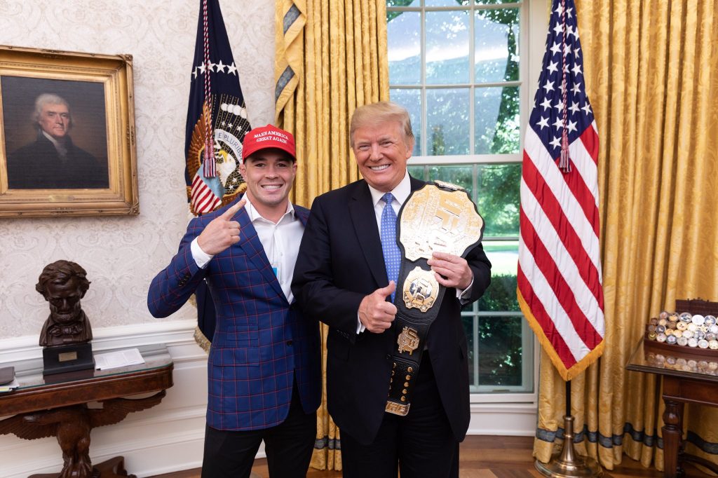 Colby Covington is a huge Donald Trump fan