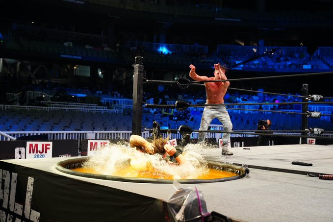 Orange Cassidy threw Chris Jericho into the Mimosa pool