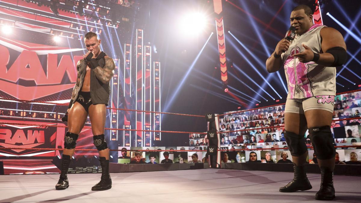 Randy Orton and Keith Lee on Raw