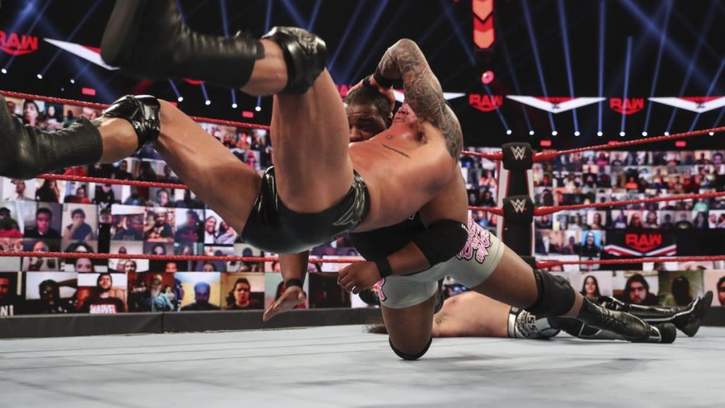 Randy Orton wins a match on Raw using the RKO