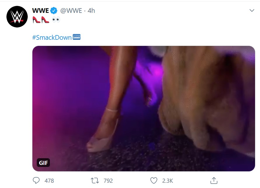 WWE teased the arrival of a mystery woman on SmackDown