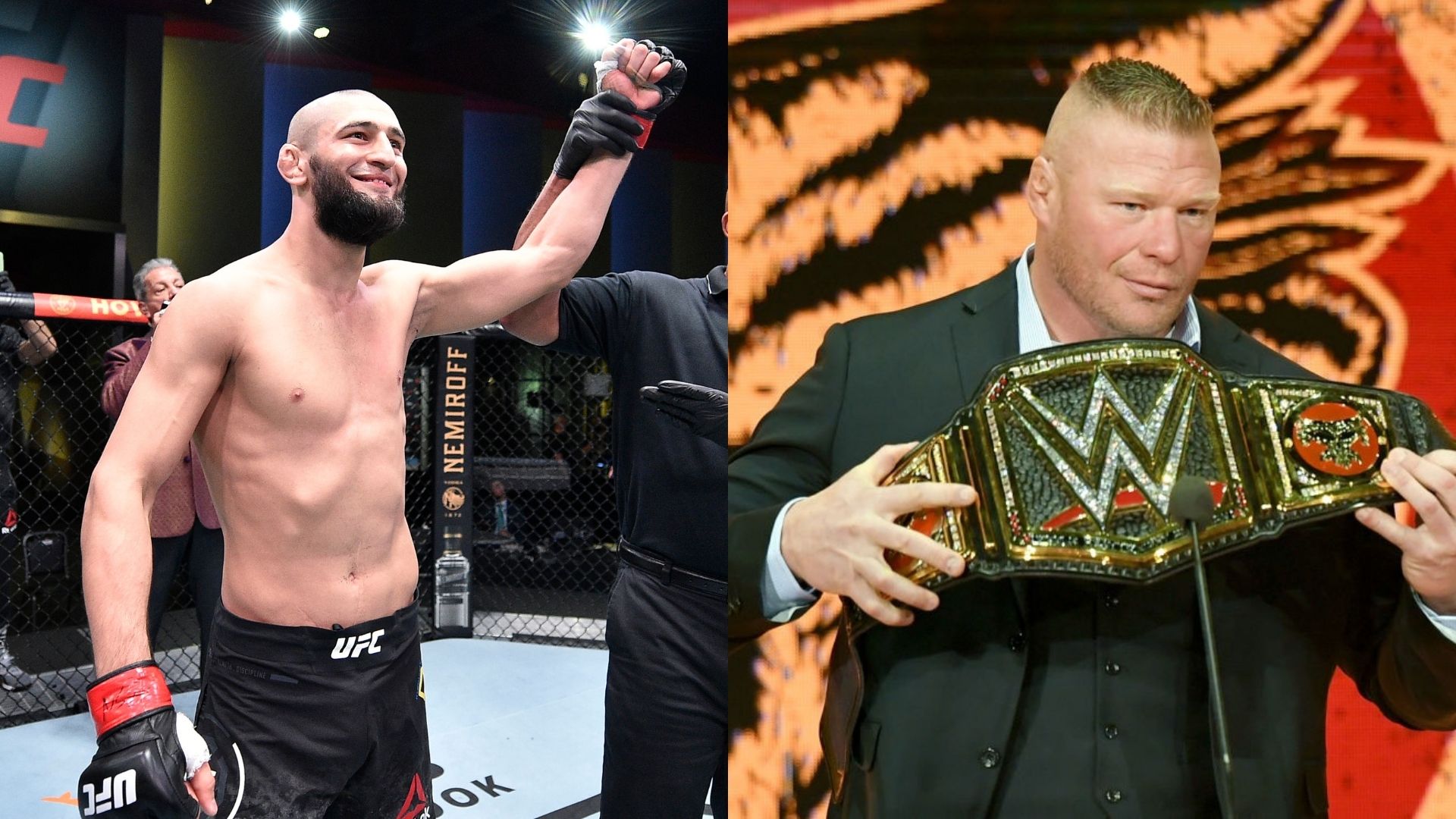 Khamzat Chimaev wants to face Brock Lesnar