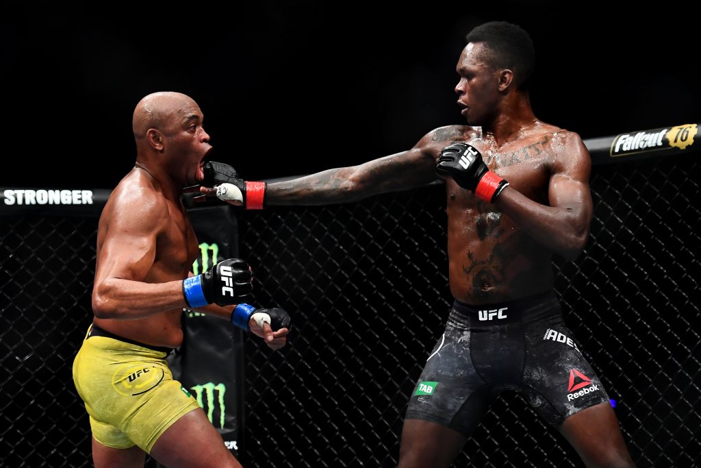 Anderson Silva lost to Israel Adesanya