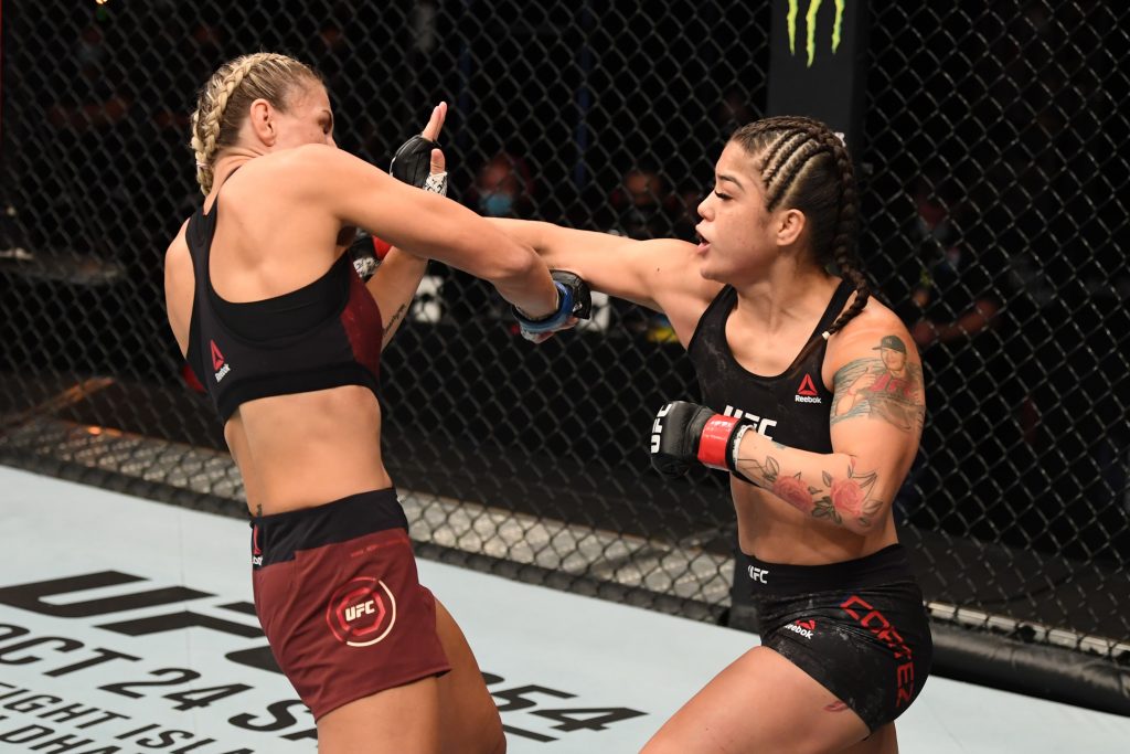 Stephanie Egger was defeated in her UFC debut by Tracy Cortez