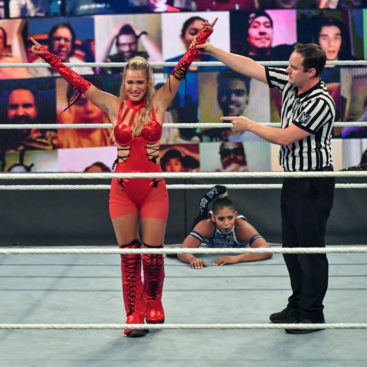 Lana was the final participant in the women's Battle Royal