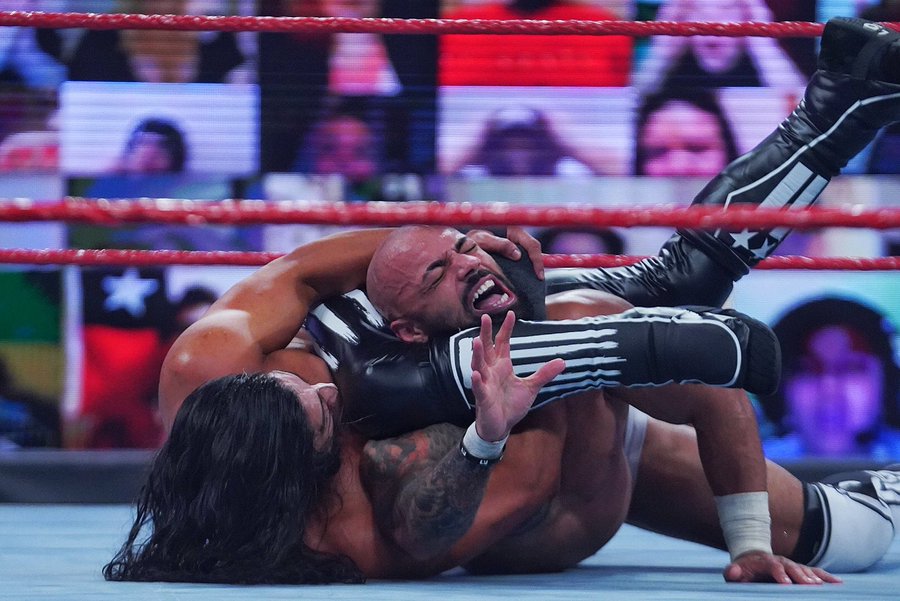 Mustafa Ali and Ricochet clashed on Raw