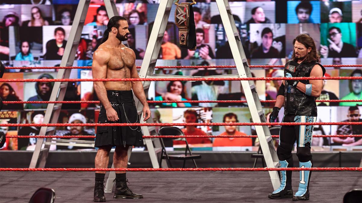 Drew McIntyre and AJ Styles clashed on Raw