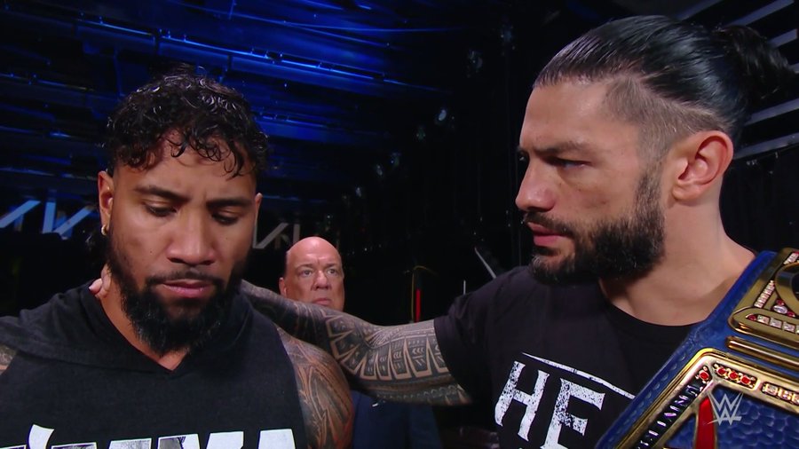 Roman Reigns was not happy with Jey Uso