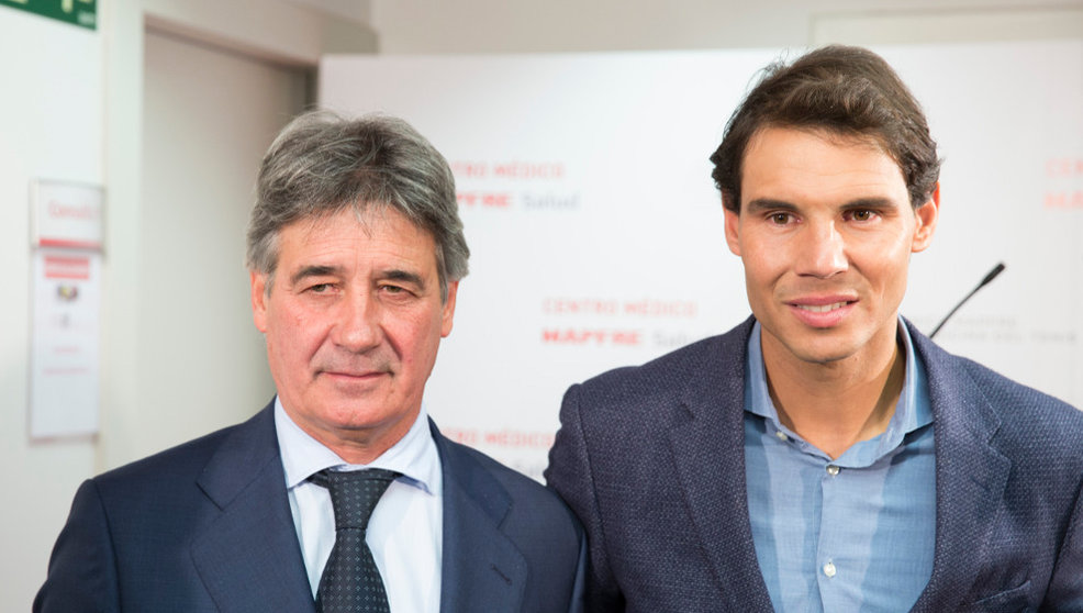 Angel Ruiz-Cotorro and Rafael Nadal