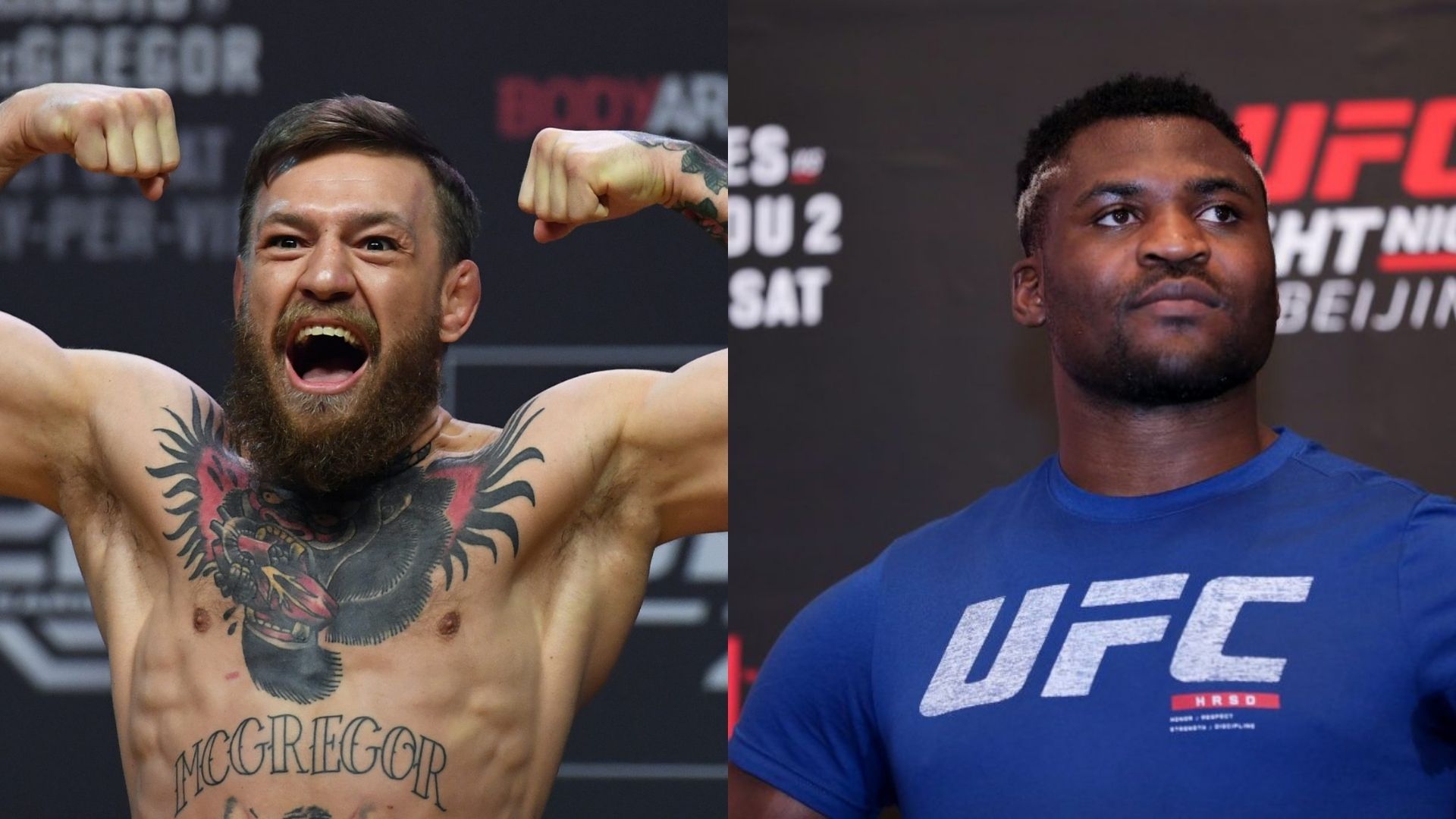 Conor McGregor and Francis Ngannou are two of the biggest names in the UFC