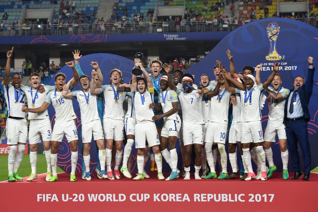 England U-20 team won the FIFA World Cup in 2017. (GETTY Images)