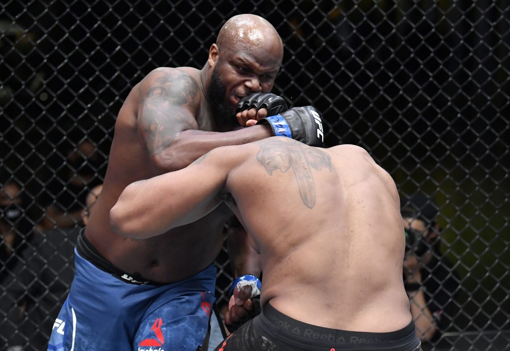 Derrick Lewis landed a brutal KO on Curtis Blaydes at UFC Fight Night 185.