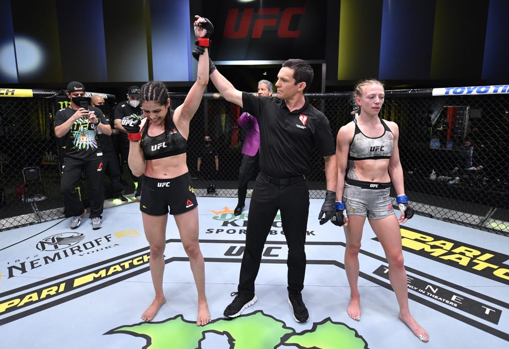 Polyana Viana has several wins in the UFC