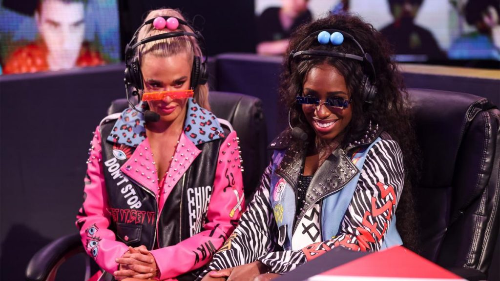 Lana and Naomi were at WrestleMania 37 in the tag team turmoil match on night one. (WWE)