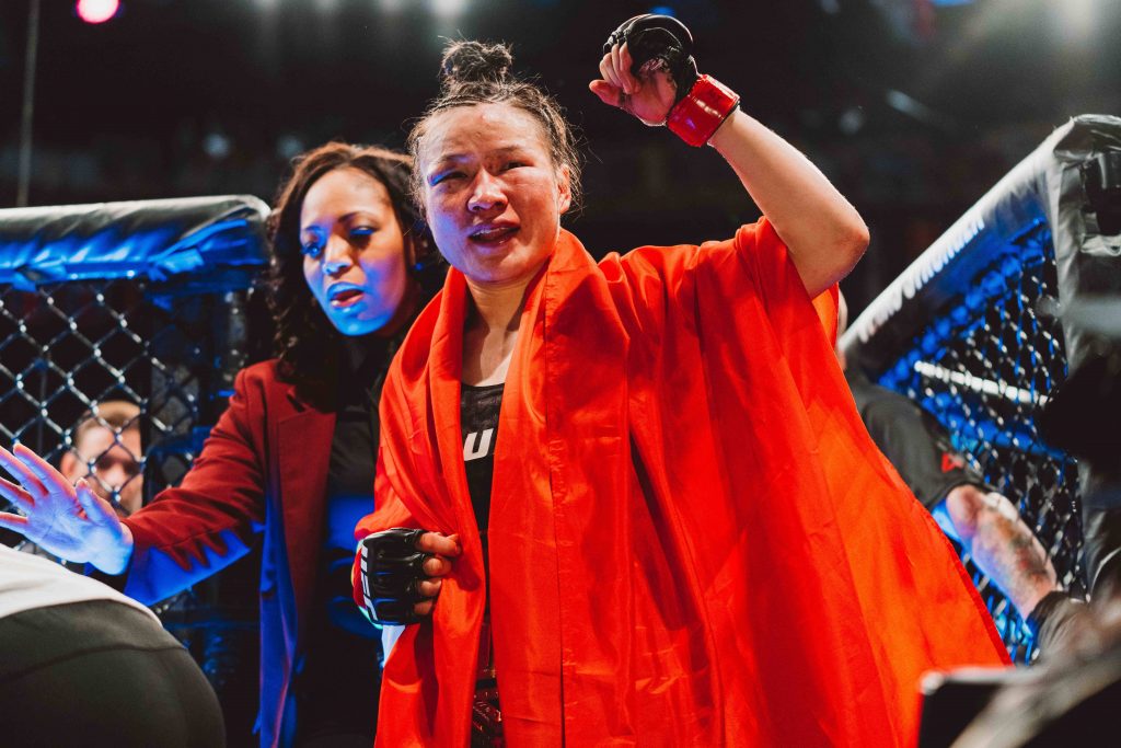 Weili Zhang vs Rose Namajunas is set for UFC women's strawweight title at UFC 261. (imago Images)