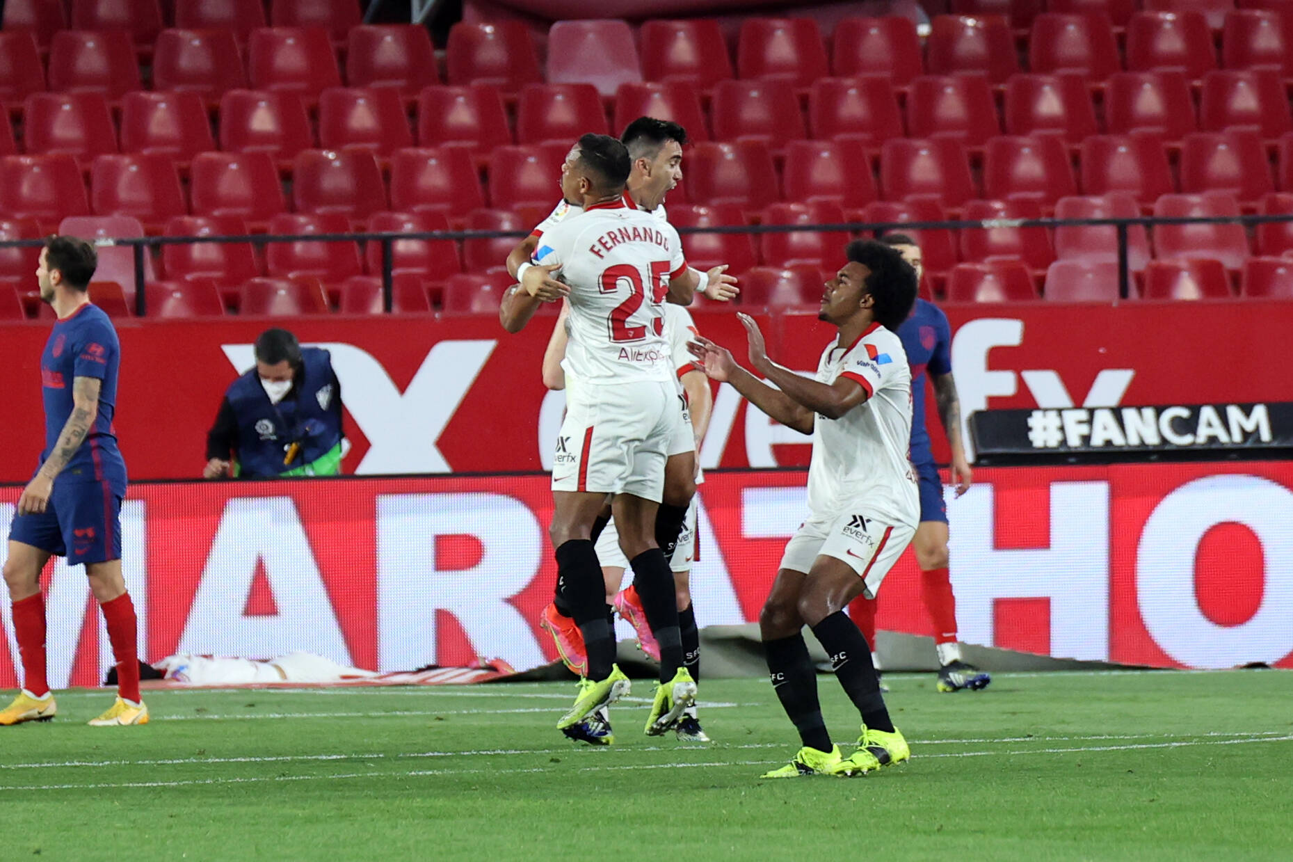 Sevilla beat Atletico Madrid this weekend. (imago Images)