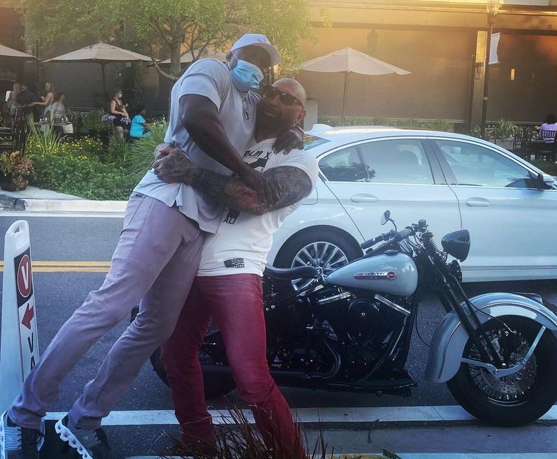 Batista and Bobby Lashley recently met