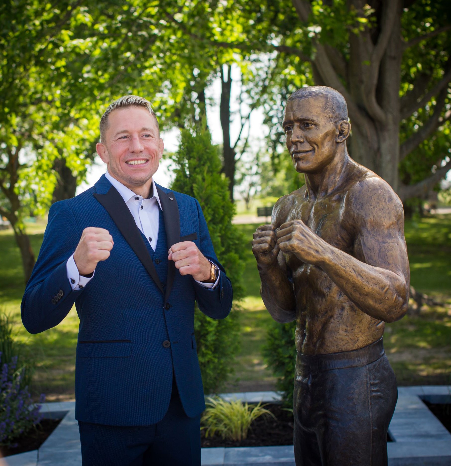 Georges St-Pierre Statue