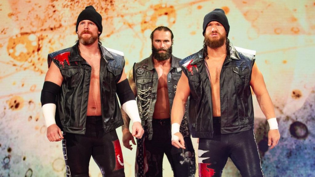 Wesley Blake (extreme right - Credits: WWE)